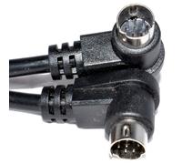 kenable 8 Pin Mini Din Right Angle Lead Male Plugs Audio Cable 1m