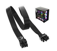 8 Pin Pcie Cable,1 PCS Pcie Cable Pins, 8 Pin Power Connector,8 Pin to 6+2 Pin PCI-E Power Cable Male to Male PSU Extension Cables 8-Pin PCI-E Cables Modular Power Supply Conversion Cord - 65CM