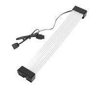 8 Pin RGB GPU Cable, 5V ARGB GPU Cables Extension, 8Pin to 2x8Pin Graphics Card Power Supply Cord, with Wire Combs, Sync, 16AWG, PC Case Accessory (Black Head)