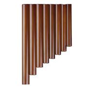 8 Pipes Pan Flute Pan Pipes Woodwind Instrument Chinese Traditional Musical Instrument Brown Bamboo Pan Flute (Color : Right)