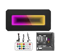 8 Port ARGB Splitter - RGB Fan Management Device, PC Lighting Control Boards, PWM syncs Hub, Smart Temperature Monitor | ARGB Controller Hub Quality for Game Lovers Modders Builders