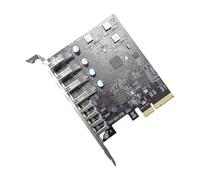 8 Port PCIe To USB 3.2 TypeA And TypeC Expansion Adapter Card Upgrades Desktop Computer ASM1142 Control 10Gbps Desktop Computer Accessory