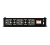 8-Port USB Docking Station, USB-C Splitter with Independent Control Buttons, 1.54” IPS Screen for Phones, Tablets, and Gadgets, Ideal for Studio and Home Theater