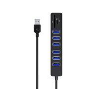 8 Port USB Splitter Adapter Fast Data Transfer Multiport USB Extension Lightweight For Laptop PC Keyboard