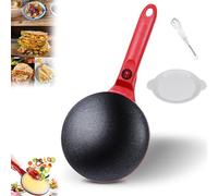 8" Portable Instant Crepe Maker, Electric Non-stick Crepe Makers, 15s Quick Heat, with Batter Bowl & Egg Whisk, 600W MINI Household Pizza Pancake Machine, for Crepes, Pancakes, Tortillas