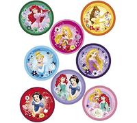 8 Princess Patches Dinsey Screen-Printed Ironing - REF.6745-U8