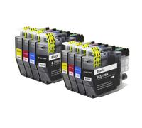 Go Inks 2 Set of 4 Cartridges to replace Brother LC3217 Compatible/non-OEM for Brother MFC Printers (8 Inks)