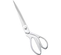 8" Professional Heavy Duty Tailor Sewing Scissors,Fabric Dressmaker Sewing Classic Stainless Steel Ultra Sharp Shears for Crafting-Cutting Feather Paper(High-Carbon Steel,Bent,Right-Handed)