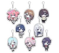 8 Project Sekais Keychain Music Game Figure Cosplay Keyring Pendant Project Sekais Acrylic Chain Decor Collection