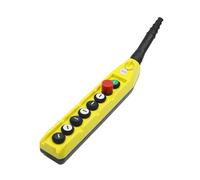 8 push-button single speed crane suspension control station with emergency stop handle button switch box IDGTTLDF