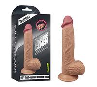 8" Real Softee Vibrating Dildo