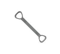 8 Resistance Band Multi-Functional Figure 8 Resistance Band for Full Body Workout - TPE Elastic Fitness Strap for Strength Training, Yoga, Pilates(Grey)