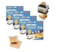 8 Reusable Toaster Bags Toastie Toast Pockets Food Snack