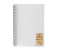 8-Ring Academic Notepad with Refillable 60 Sheets Paper Binder Cover for Daily Notes & Organizing Exam Preparation Refillable Pad