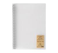 8-Ring Academic Notepad with Refillable 60 Sheets Paper Binder Cover for Daily Notes & Organizing Exam Preparation Refillable Pad