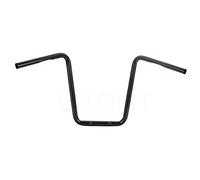 8'' Rise 1'' Ape Hanger HandleBars Fit Harley Street Bob Sportster XL 883 1200 Fat Boy Shadow Intruder Vulcan Road Star Drag Star Volusia Custom Application Gloss Black