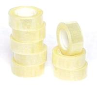 8 Rolls Clear Sticky Tape 19mm x 33m