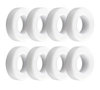 8 Rolls Eyelash Tape, 1/2 Inch PE Micropore Tape for Eyelash Extension, Eyelashes Tape for Eyelash Lift and False Eyelash Patch Makeup Tool, Lash Extensions Supplies (9m Each Roll)