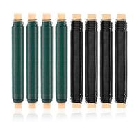 8 Rolls of Flower Wire, 0.65 mm x 35 m Binding Wire, Winding Wire for Crafts, Craft Wire, Florist Wire, Outdoor, Flower Wrapping Wire for Attaching Flowers, Plants, DIY Craft Decoration (Green/Black)