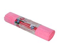 8 Rolls of Perfect Scents 50L Litre Scented Drawstring Bin Liners (10 Pack) (Rose)