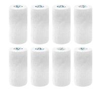 8 Rolls Self Adhesive Bandage Warp 4 inch Self Adherent Cohesive Bandages 10cm x 4.5m Elastic Breathable Self Adhesive Bandage for Sports and Stretch Athletic,Pet Vet Wrap for Horse