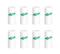 8 Rolls Thermal Printer Paper Adhesive Sticky Labels On A Roll Portable Mini Thermal Printer Paper Ideal for DIY Craft and Mini Pocket Label Printers 57x25mm