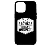 8 Rowers 1 Boat 0 Mistakes Rowing Crew Team Row Paddling Case for iPhone 12 Pro Max