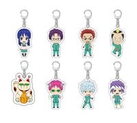 8 Saikik Keychain Anime Figure Saikik Cosplay Keyring Pendant Saikik Acrylic Chain Decor Collection