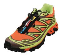Salomon S Lab Xt-6 Sneaker (Red Orange/Sharp Green/Black - 8) - Size 8 - Men's