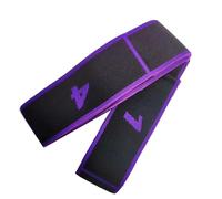 8-Section Digital Exercise Band, Elastic Cotton Yoga Stretch Band for Latin Dance Training, Multi-Color Flexibility Trainer with Numbered Guides(Purple)