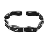 8 Section Elastic Latin Dance Stretching Band Fitness Exercise Resistance Band With Number Exercise Pull Rope Training Equipment Easy to Use (Gray)