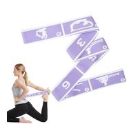 8 Section Stretch and Flexibility Belt | Resistance Bands for Training Exercises - Elastic Band Fitness Stretching Leg Flexibility Children Yoga Exercise Dance Stack