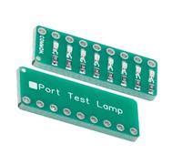 8 Segment LED Port Tester Lamp Module Common Anode Through-Hole PCB Board for Circuit Debugging Prototype Workstation