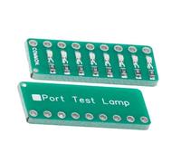 8 Segment LED Port Tester Lamp Module Common Anode Through-Hole PCB Board for Circuit Debugging Prototype Workstation