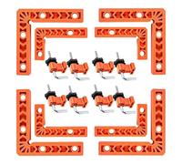 8 Set Corner Clamps for Woodwork 90 Degree Right Angled Clamp for Precise Positioning and Stability for Craft Projects Corner Clamps