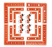 8 Set Precisions Corner Clamps for Woodworking with Ergonomic L Shape Design 90 Degree Right Angled