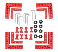 8 Set Right Angled Corners Clamps Woodworking 90 Degree Positioning Squares Tools for Pictures Frames Cabinets Boxes Woodwork Clamps