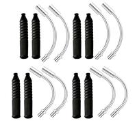 8 Sets Bicycle Cable Guide Pipe, V Bike Brake Noodle Cable Guide Pipe, V Brake Noodle Cable for Smooth and Efficient Braking