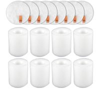 (8 Sets) Replacement Foam Filters (3.7" High) Compatible With Shark AV2501S AV2501AE RV2520AOUS UR1005AE R101AE RV1001AE AV912S RV1000 AV970 AV993 AV1002AE Robotic Vacuum Cleaner, Replace #106KY1000AE
