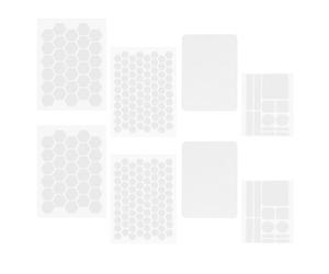 8 Sheets Anti Slip Grip Tape for Phone and Laptop Peva Hexagon | Self Stick, Pre Cut Sheets with Microtexture Embossing, for Meetings and Subway Rides