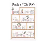 8 Sheets Books of The Bible Reading Tracker Sticker, Bible Books Shelf Coloring Page Tracking Labels Accessories Supplies for Scripture Study Journaling & Classroom Use (Color)