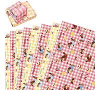 8 Sheets Dog Wrapping Paper, Funny Dachshund Birthday Wrapping Paper Roll, Gift Wrap for Pet Lovers Christmas Birthday Puppy Party Baby Shower Anniversary Wedding Present Packaging, 50x70cm