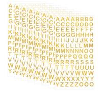 8 Sheets Gold Letter Stickers Gold Glitter Alphabet Sticker Self Adhesive Vinyl Letter Stickers Capital Letters or Gift Scrapbooks Greeting Cards Arts Craft