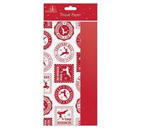 8 Sheets of Christmas Tissue Paper Wrapping Paper (Stamp Design), 2760 2761