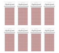 8 Sheets Red Rhinestone Stickers 3mm/4mm/5mm/6mm Self-Adhesive Acrylic Crystal Gems Stickers for Nails Face Clothes DIY Craft Decorations (6 Sheets)