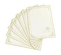 8 Sheets Vintage Letter Papers Set for Wedding Invitation | Wide Lined for Vintage Invitations, Love Letters, Thank You Letter, Adult School, Printable Mail Papers