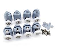 8 Shower Door Rollers Wheels Runners Pulley Roller 23mm(Gray, 23mm)