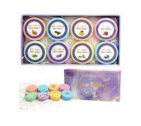 (8 Shower Tablets (purple Box)) 8 Pack Shower Bombs Gifts For Her With Essential Oil For Home SPA, Self-Care & Relaxation Valentine's Birthday Day Gifts For Men & Women
