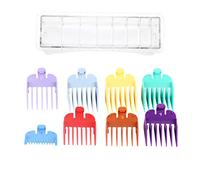 8 Sizes Colored Limit Comb Hair Clipper Haircut Guide Attachment Size Comb