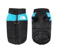 8 Sizes S-5XL Winter Dog Clothes for Pets Waterproof Warm Large Vest Cat Puppy Ski Coats Jackets Green/Red/Blue/Pink (Blue4, 4XL)